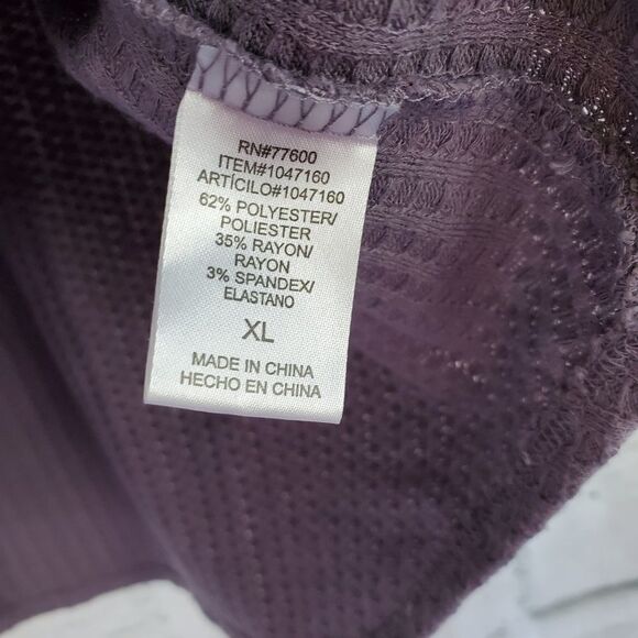 Chaser waffle knit long sleeve shirt - Picture 3 of 5